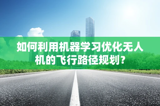 如何利用机器学习优化无人机的飞行路径规划？