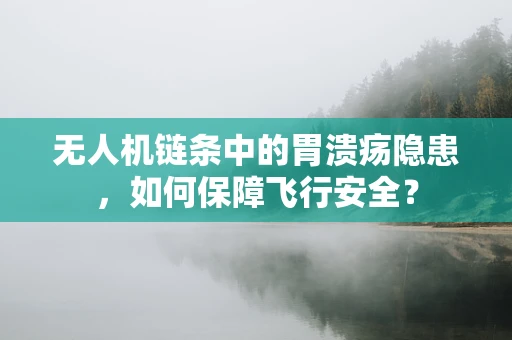 无人机链条中的胃溃疡隐患，如何保障飞行安全？