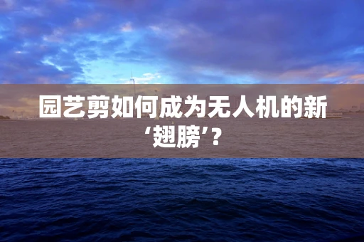 园艺剪如何成为无人机的新‘翅膀’？