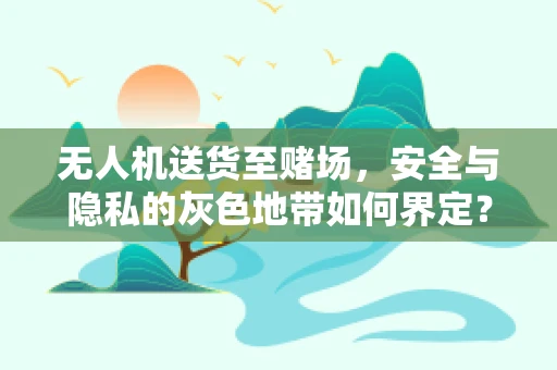 无人机送货至赌场，安全与隐私的灰色地带如何界定？